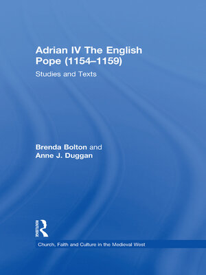 cover image of Adrian IV the English Pope (1154–1159)
